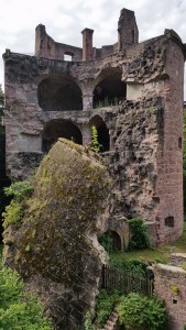 A chunck of the castle that fall off.
