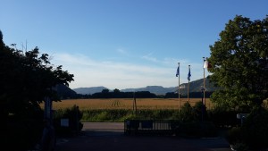 the view from the hotel.