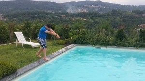 this is me diving.