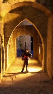 me standing in front of the castle