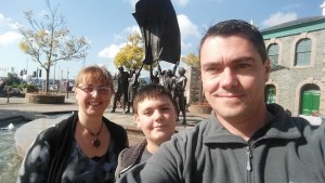 Us standing in Liberation Square.