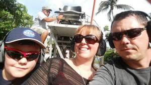Air-boat selfie
