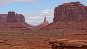 some buttes