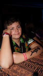 Me with a shark tattoo