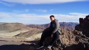 me siting on a rock